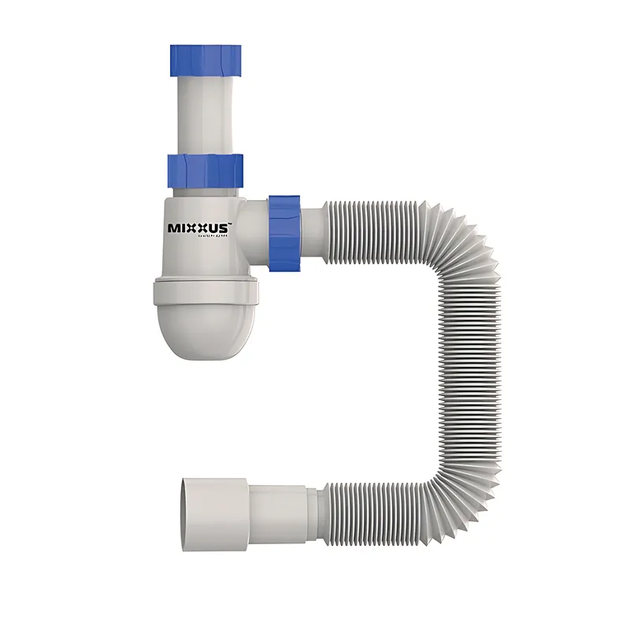 Сифон для умивальника Mixxus SU-05-A 1 1/2"x40 без випуску 40*40/50 (MI8182) - Фото 1 Сифон для умивальника Mixxus SU-05-A 1 1/2"x40 без випуску 40*40/50 (MI8182) - зображення 1