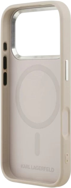 Etui Karl Lagerfeld Choupette Pin MagSafe do Apple iPhone 17 Pro Max Pink (3666339495954) - obraz 7