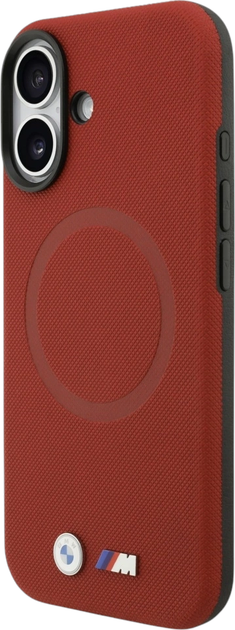 Панель BMW M FW Metal Logo MagSafe для Apple iPhone 17 Red (BMHMP17S25PFWSMR) - зображення 4