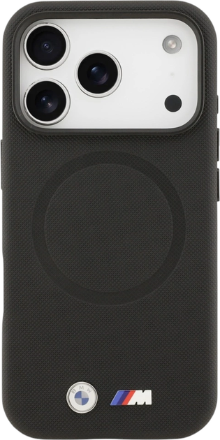 Панель BMW M FW Metal Logo MagSafe для Apple iPhone 17 Pro Max Black (BMHMP17X25PFWSMK) - зображення 2