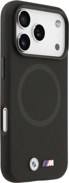 Панель BMW M FW Metal Logo MagSafe для Apple iPhone 17 Pro Max Black (BMHMP17X25PFWSMK) - зображення 3
