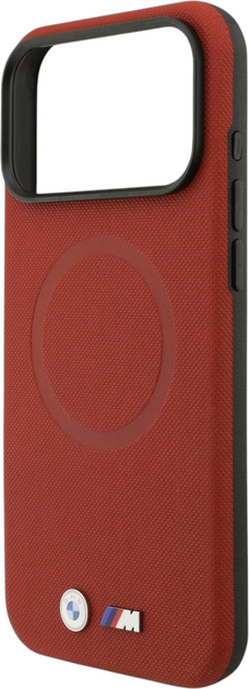 Панель BMW M FW Metal Logo MagSafe для Apple iPhone 17 Pro Max Red (BMHMP17X25PFWSMR) - зображення 6