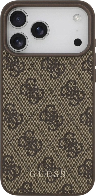 Панель Guess 4G Classic Case для iPhone 17 Pro Max Brown (3666339556174) - зображення 3