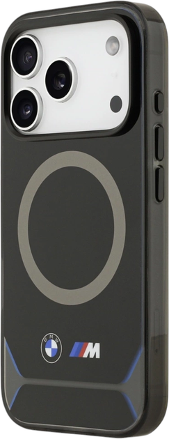 Панель BMW M IML Metal Buttons & Logo MagSafe для Apple iPhone 17 Pro Blue (BMHMP17L25HFGCKB) - зображення 4