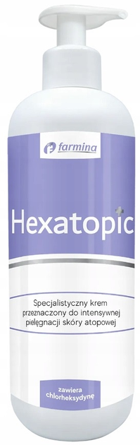 Krem do ciała Farmina Hexatopic do skóry atopowej 500 ml (5907529111567) - obraz 1