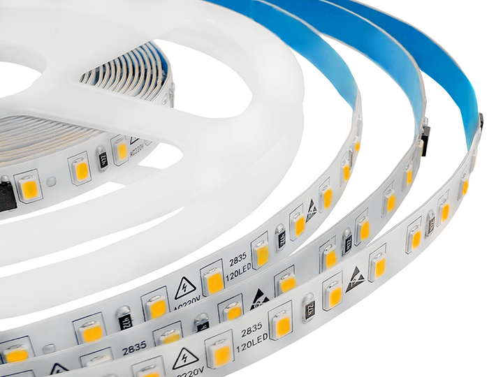 Світлодіодна стрічка LEDUA 1 м SMD2835 120 LED 220В 8Вт/м IP20 6000-6500К холодний білий - зображення 3