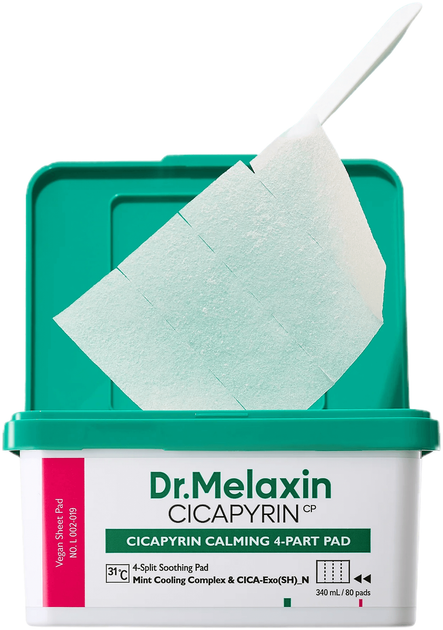 Патчі для обличчя Dr.Melaxin Cicapyrin Calming 4-Part 80 шт (8809886482397) - зображення 2