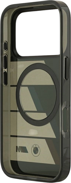 Панель BMW M IML Metal Buttons Tricolor Lines MagSafe для Apple iPhone 17 Pro Max Black (BMHMP17X25HTTRIK) - зображення 7