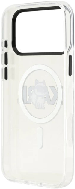 Панель Karl Lagerfeld IML Choupette Sketch Logo MagSafe do Apple iPhone 17 Transparent (3666339504670) - зображення 7