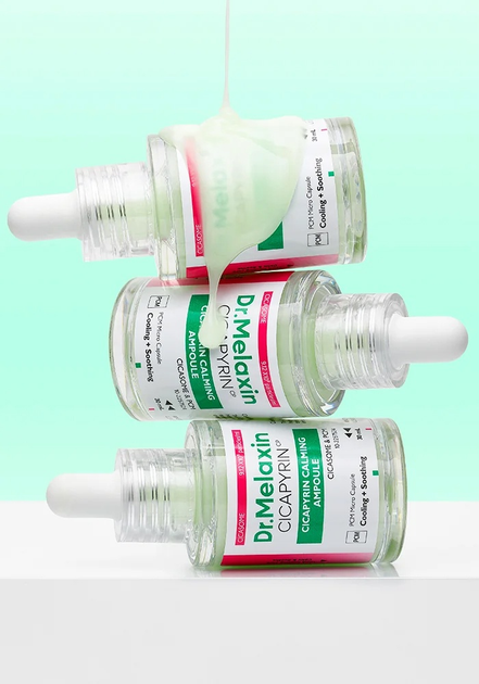 Serum do twarzy Dr.Melaxin Cicapyrin Calming Ampoule łagodzące 30 ml (8809886482359) - obraz 7