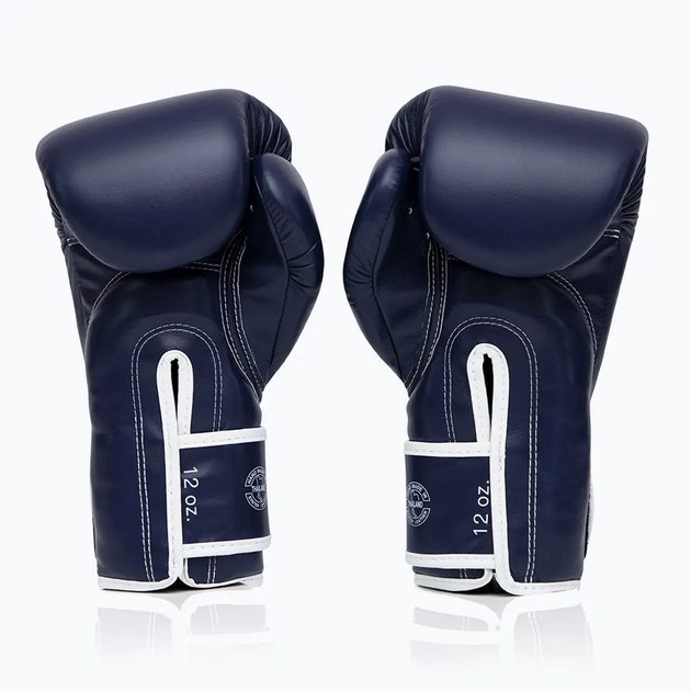 Рукавички боксерські з бинтами Fairtex BGV14 10 унцій, темно-сині - изображение 3