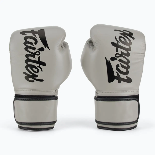 Рукавички боксерські з бинтами Fairtex BGV14 14 унцій, сірі - изображение 3