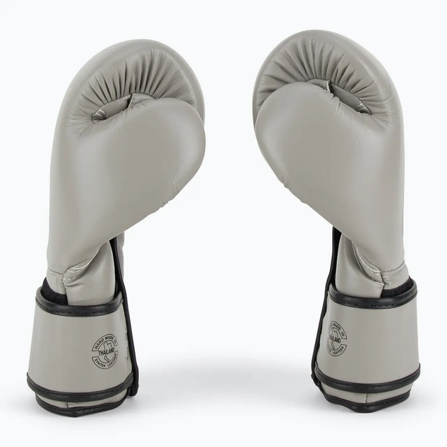 Рукавички боксерські з бинтами Fairtex BGV14 14 унцій, сірі - изображение 4