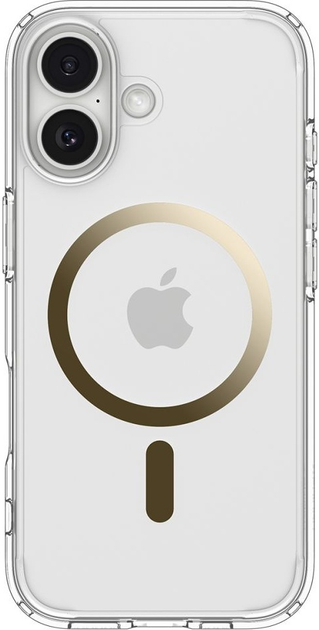 Панель Spigen Ultra Hybrid MagSafe для Apple iPhone 17 Clear/Gold (8800283315141) - зображення 2