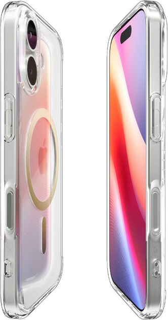 Панель Spigen Ultra Hybrid MagSafe для Apple iPhone 17 Clear/Gold (8800283315141) - зображення 5