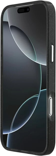 Панель Karl Lagerfeld IML Glitter Karl & Choupette Sketch MagSafe do Apple iPhone 17 Pro Max Black (3666339504502) - зображення 2