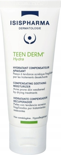 Krem nawilżający do twarzy Isispharma Teen Derm Hydra 40 ml (3760269771369) - obraz 1