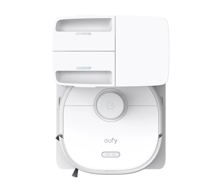 Робот-пилосос з вологим прибиранням Eufy Robovac X10 Pro Omni White - изображение 2