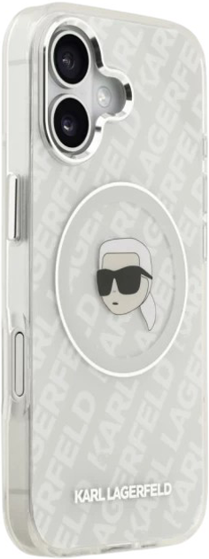 Etui Karl Lagerfeld IML Karl Head Logo do Apple iPhone 17 Grey (3666339499853) - obraz 5