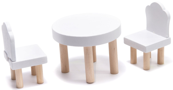 Drewniany domek dla lalek Kik Lulilo Floro boho LED 78 cm (KX5944) (55903039721647) - obraz 4