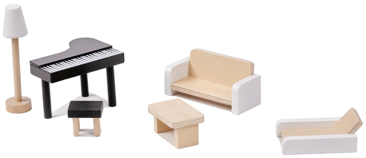 Drewniany domek dla lalek Kik Lulilo Floro boho LED 78 cm (KX5944) (55903039721647) - obraz 12