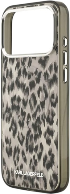 Панель Karl Lagerfeld IML Leopard Pattern MagSafe do Apple iPhone 17 Pro Max Brown (3666339506148) - зображення 6