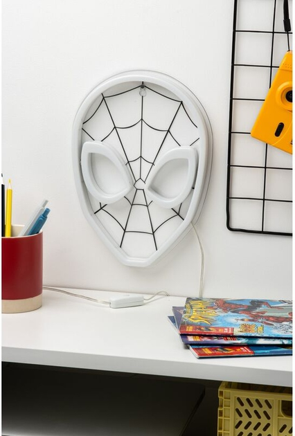 Нічник Paladone Marvel Spiderman LED неоновий 26 см (5056577744613) - зображення 4