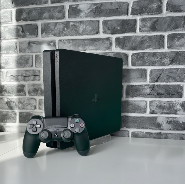 Ігрова Приставка Sony PlayStation 4 Slim 500GB Б/В | Обслугована + 1 Гра + Гарантія 3 місяців - Фото 2 Ігрова Приставка Sony PlayStation 4 Slim 500GB Б/В | Обслугована + 1 Гра + Гарантія 3 місяців - изображение 2