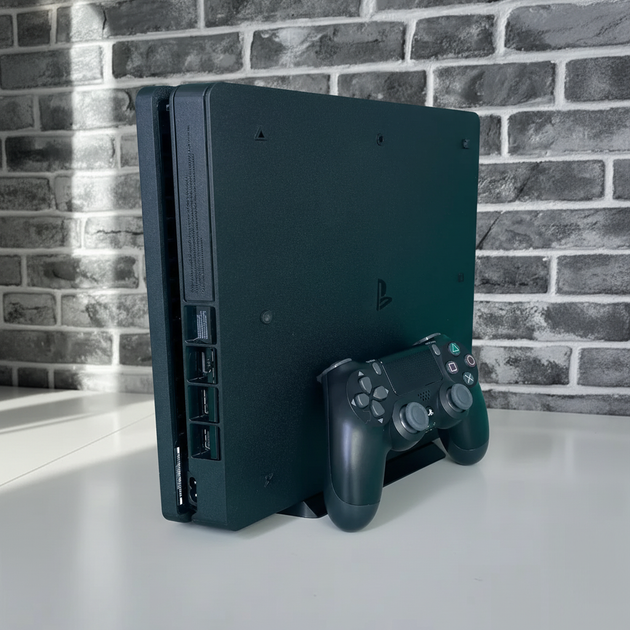 Ігрова Приставка Sony PlayStation 4 Slim 500GB Б/В | Обслугована + 1 Гра + Гарантія 3 місяців - Фото 4 Ігрова Приставка Sony PlayStation 4 Slim 500GB Б/В | Обслугована + 1 Гра + Гарантія 3 місяців - изображение 4