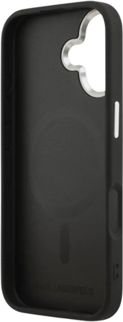 Панель Karl Lagerfeld Karl & Choupette Pin MagSafe do Apple iPhone 17 Black (3666339494971) - зображення 7