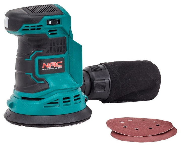 Szlifierka Nac mimośrodowa akumulatorowa OS-125-LI-20V (5902490740129) - obraz 1