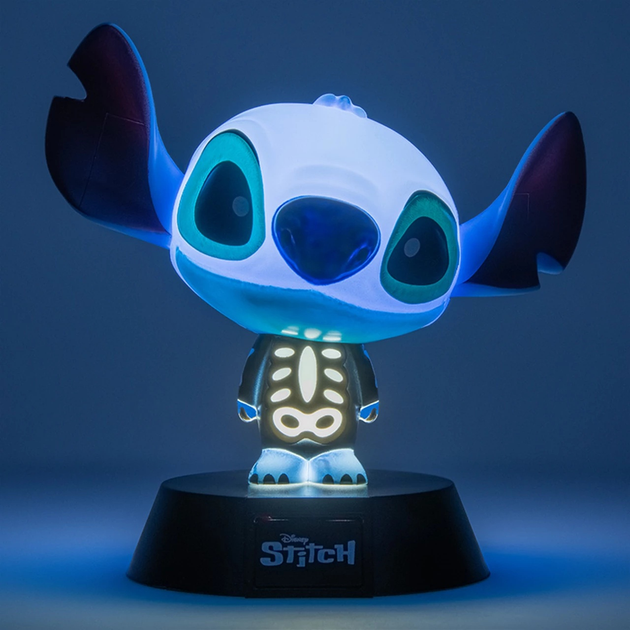 Lampka nocna Paladone Icons Disney Stitch w kostiumie szkieletu 11.8 cm (5056577765670) - obraz 6