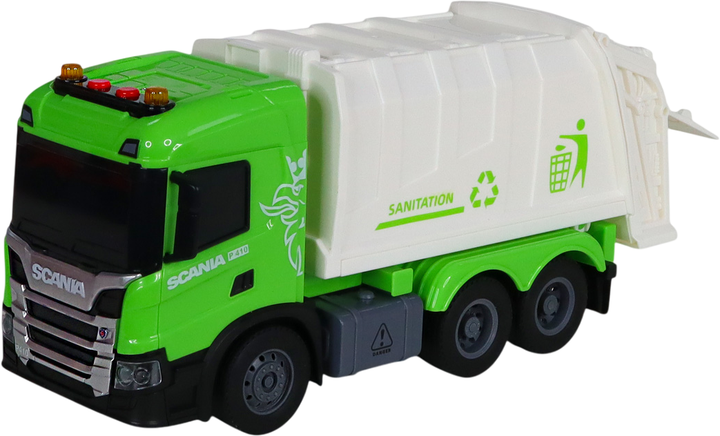 Автомодель Techno Drive Мусоровоз Big Truck Scania со световыми и