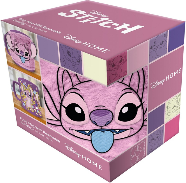 Kubek Pyramid Fuzzy Mug Disney Lilo i Stitch Fluffy Angel 315 ml (5063457010645) - obraz 1