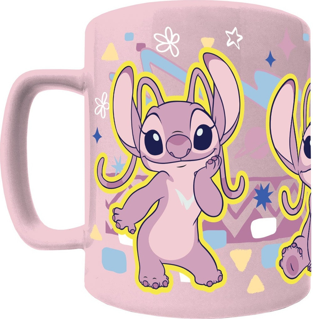 Kubek Pyramid Fuzzy Mug Disney Lilo i Stitch Fluffy Angel 315 ml (5063457010645) - obraz 3