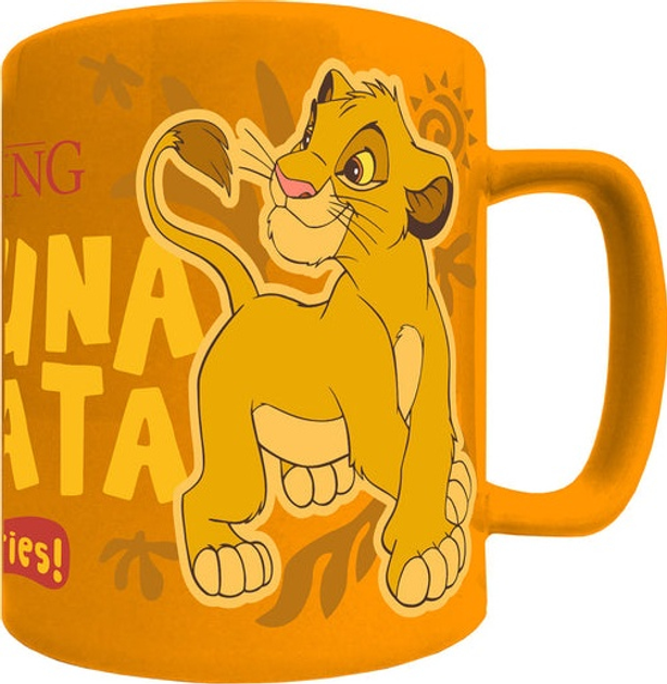 Kubek Pyramid Fuzzy Mug Disney Król Lew Simba 460 ml (5063457010294) - obraz 3