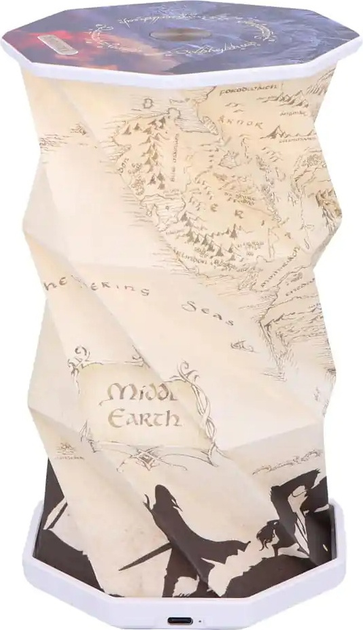 Lampka nocna Nemesis Now Foldable Lord of the Rings Map of Middle-earth 15 cm (801269158248) - obraz 3