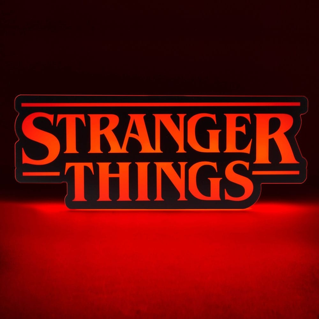 Lampka nocna Paladone Stranger Things logo 31 cm (5055964797232) - obraz 4