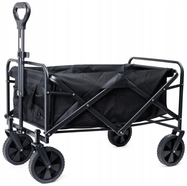 Wózek turystyczny Platinet PCW1057 składany plażowy 110 l Czarny (5907595461467) - obraz 1