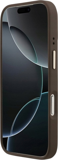 Панель Guess 4G Strass Logo MagSafe для iPhone 17 Pro Brown (3666339529284) - зображення 5