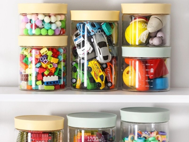 Zestaw słoików Buydeem Mellow Yellow szklanych 2 x 700 ml (6950386612561) - obraz 5