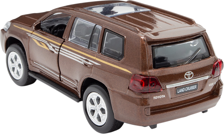 Автомодель Techno Drive Toyota Land Cruiser коричнева (KM250420) - Фото 3 Автомодель Techno Drive Toyota Land Cruiser коричнева (KM250420) - зображення 3