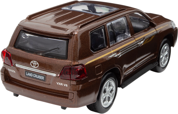 Автомодель Techno Drive Toyota Land Cruiser коричнева (KM250420) - Фото 5 Автомодель Techno Drive Toyota Land Cruiser коричнева (KM250420) - зображення 5