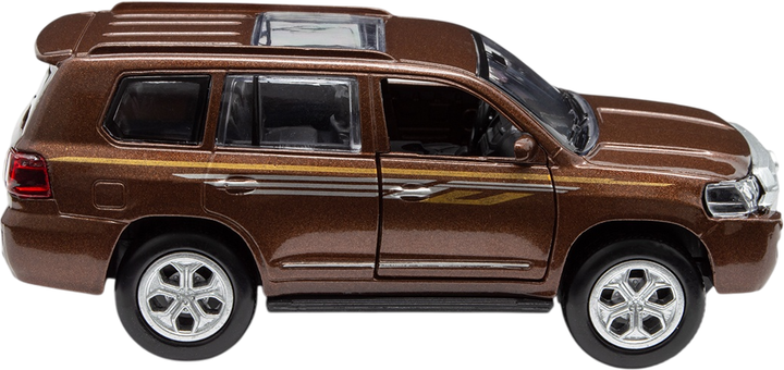 Автомодель Techno Drive Toyota Land Cruiser коричнева (KM250420) - Фото 6 Автомодель Techno Drive Toyota Land Cruiser коричнева (KM250420) - зображення 6