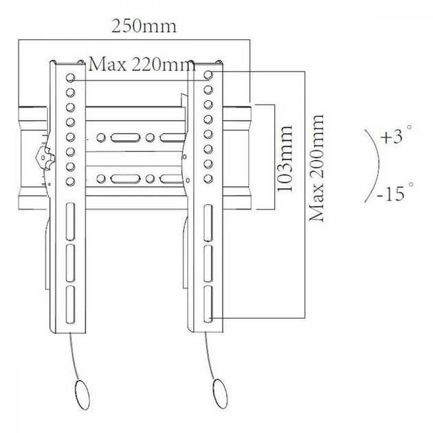 Настенное крепление X-DIGITAL STEEL ST215 Black - изображение 2