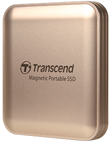 Накопичувач ssd зовнішній TRANSCEND 4TB, External SSD, ESD420G, USB 20Gbps, Type C, Magsafe, Gold комп'ютерний запам'ятувальний пристрій - зображення 2