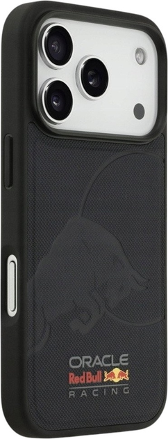 Etui Red Bull Meshed Debossed Bull MagSafe do Apple iPhone 17 Pro Navy Blue (3666339526917) - obraz 4