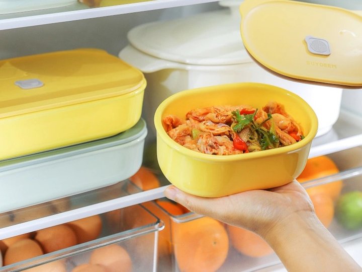 Pojemnik na żywność Buydeem keramiczny Mellow Yellow 0.5 l (6950386615852) - obraz 3