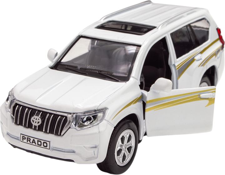 Автомодель Techno Drive Toyota Prado белая (KM250425W) - Фото 9 Автомодель Techno Drive Toyota Prado белая (KM250425W) - изображение 9