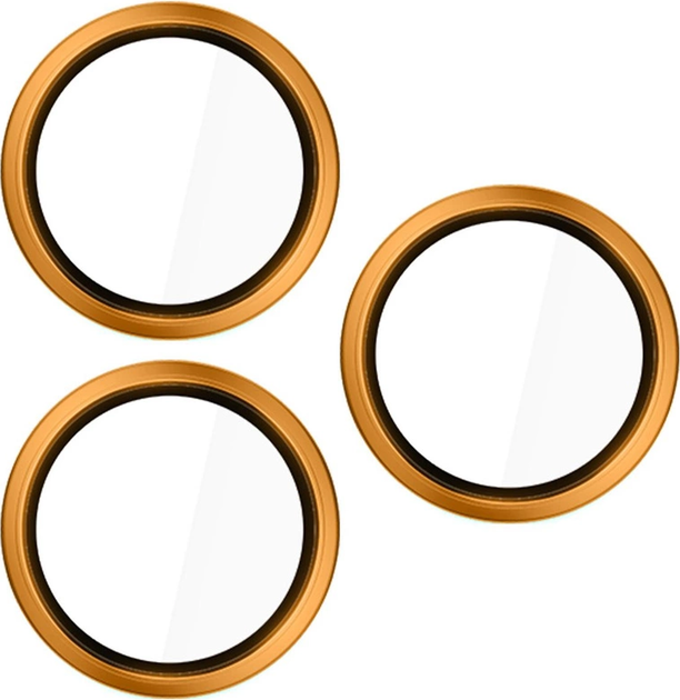 Захисне скло 3MK Hardy Lens Protection Pro do Apple iPhone 17 Pro/17 Pro Max  Orange (5903108670081) - зображення 2